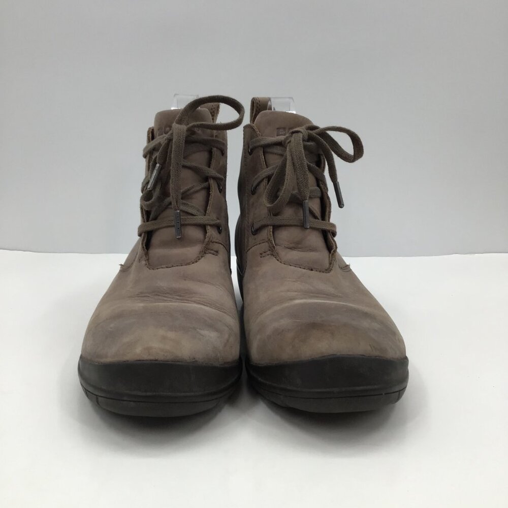 Women's 8.5 Bogs Carrie Chukka Boots Ankle Booties Waterproof Brown Leather - Picture 9 of 14